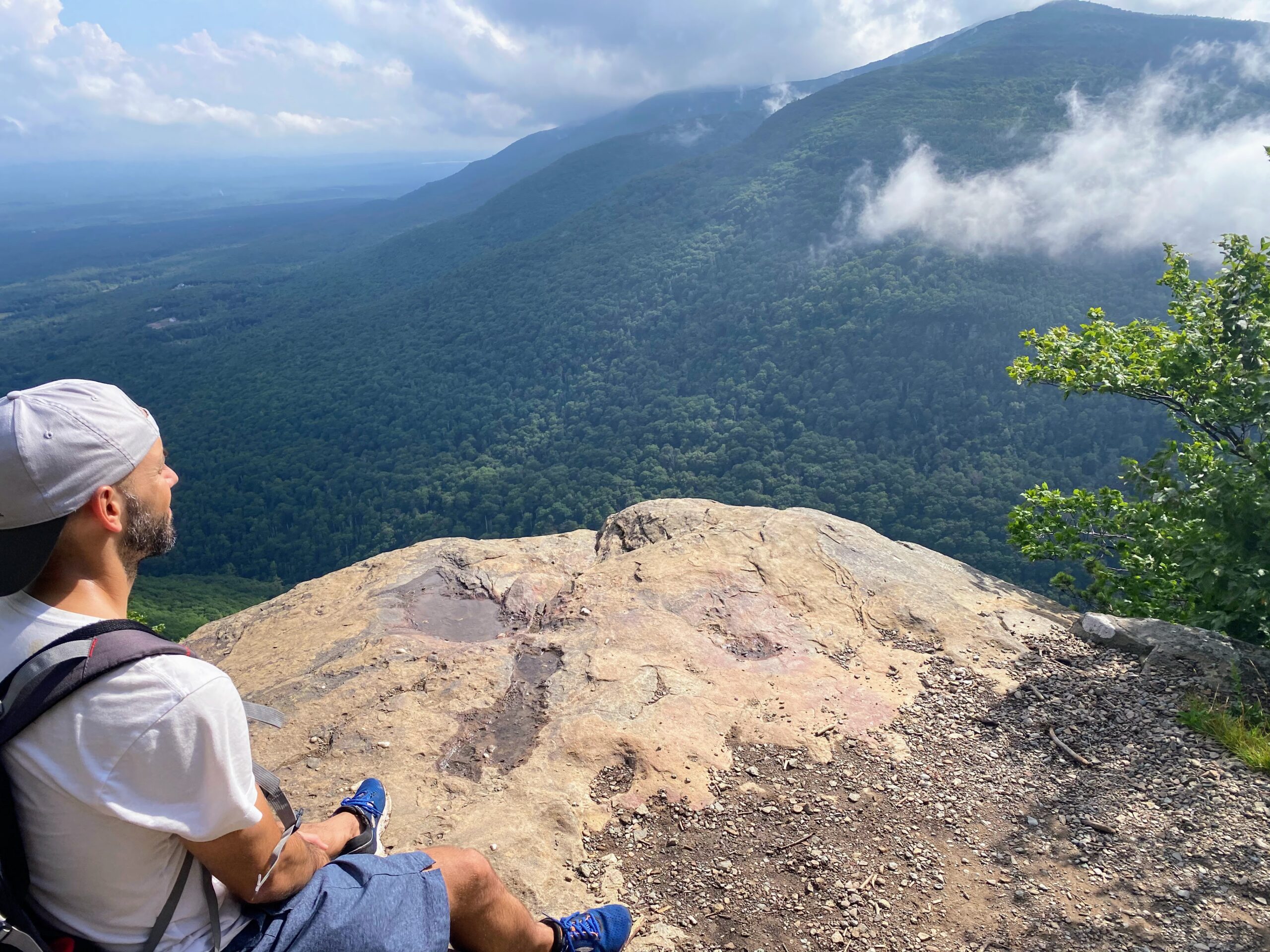 me thinking on top of a mountain.