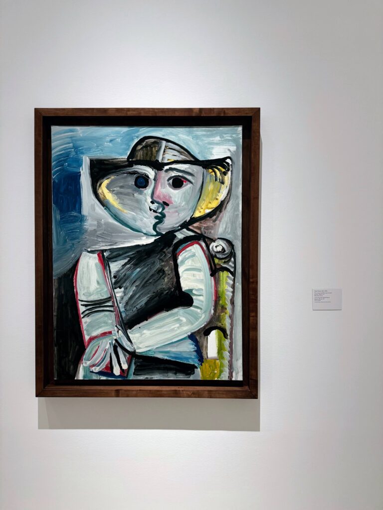 painting "Woman Seated" by Pablo Picasso